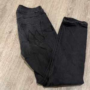 MOTHER Women's Black Skinny Jeans